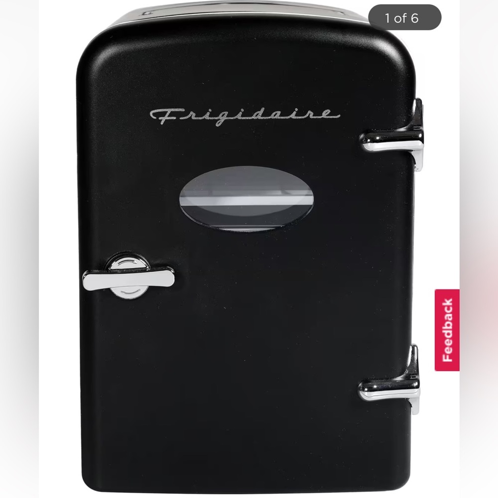 Frigidaire Black Retro Mini Refrigerator